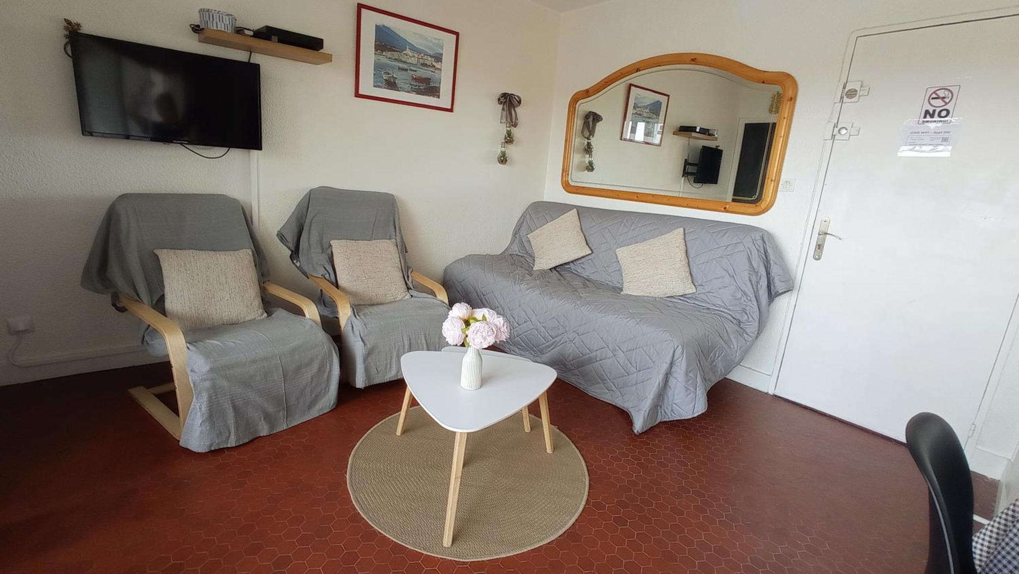 Appartement A 5Mn De La Mer Et Du Village De Noel - Draps Et Serviettes Non Fournis 乐巴凯尔斯 外观 照片